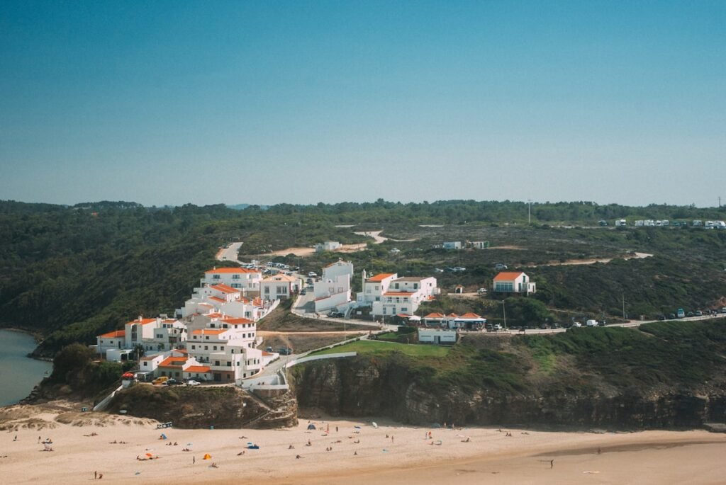 Costa da Arrábida e baía de Setúbal, Portugal